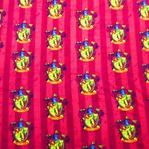Long Warm Handmade Harry Potter Gryffindor House Fleece Blanket 85" x 58"